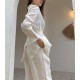 2023 new fashion womens suits & tuxedo blazer and long pant Set white casual women office lady suit