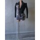 Sexy Black V Long Sleeve Jacket Evening Prom Coat Stage Performance Blazers Ladies Sequin Tassel Women Suit Club Party Blazer