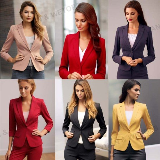 Oversized Factory Supply OEM vetement pour femme blazers ladies womens suits & tuxedo jacket coats Womens Suits trajes