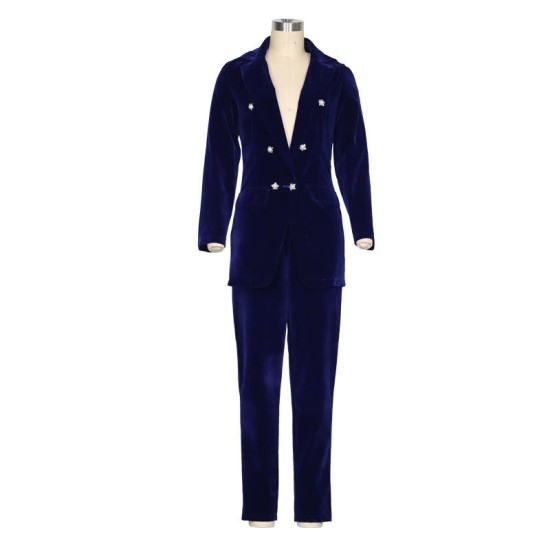 coldker Autumn and Winter Womens suits & tuxedo Office ladies business suit formal office ladies blazer suit office wear