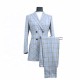 fashion women business suit Sexy ladies suit women two piece set office formal Womens Suits & Tuxedo