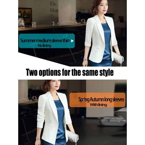 Chinese Plus Size Womens Dresses Clothing jacket chaquetas suites for women work pants blazers ladies Womens Suits & Tuxedo