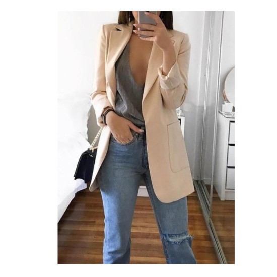 Women Blazers Outwear Coat Business Work Tuxedo Suits Winter Coats Plus Size WomenS Fashion Coats Ladies Blazers