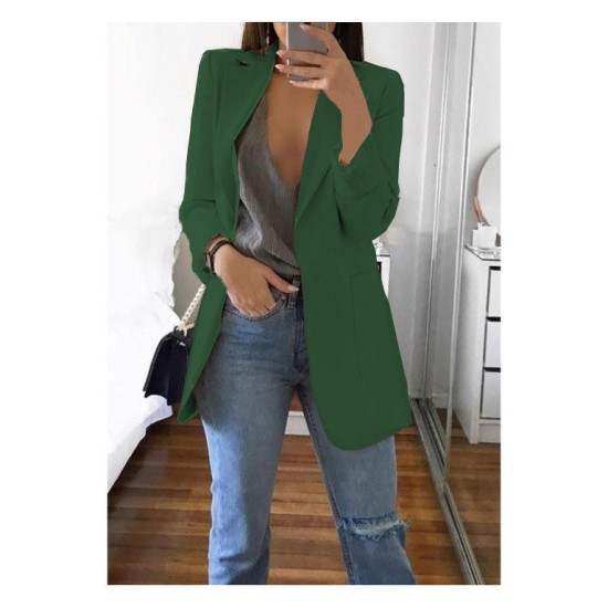 Women Blazers Outwear Coat Business Work Tuxedo Suits Winter Coats Plus Size WomenS Fashion Coats Ladies Blazers